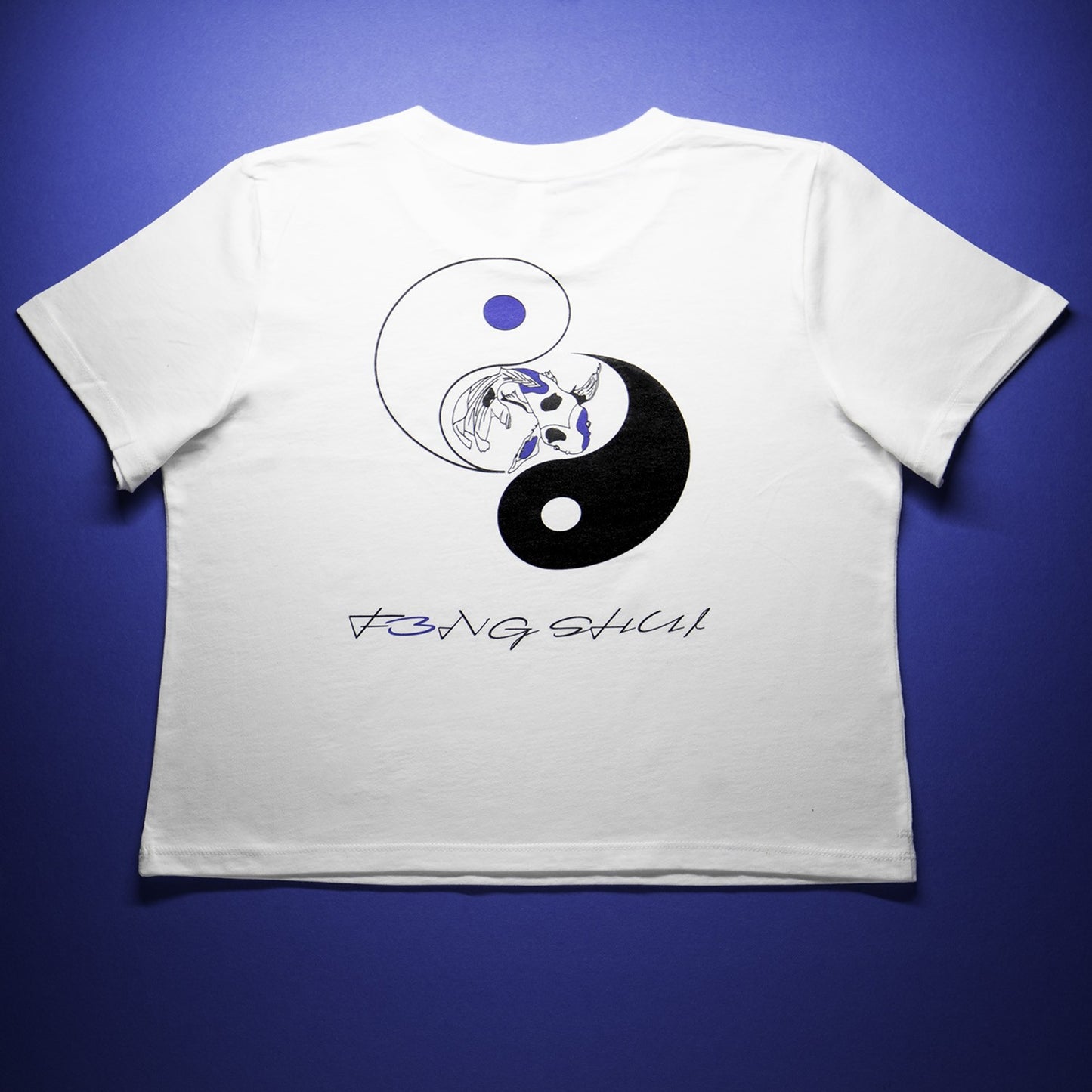 Women's Boxy Crop Top- "Koi"